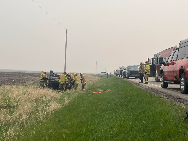 Local farmer saves a life in horrific car crash